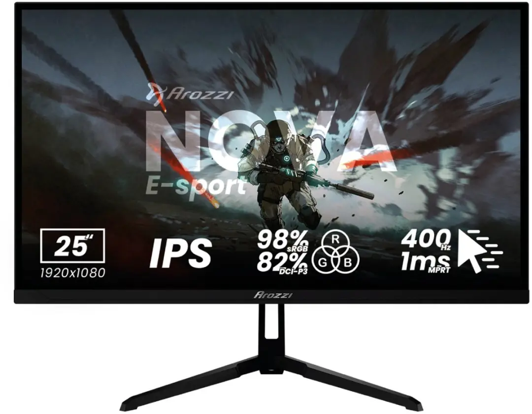 Arozzi Nova 25" E-Sport Gaming Monitor