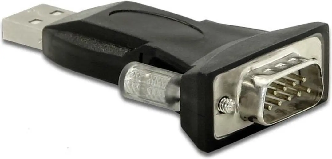 Delock USB 2.0 naar Seriële Kabel 61425 - 1m - Zwart