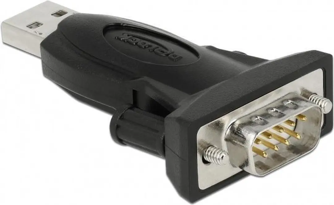 Delock USB 2.0 naar Seriële Kabel 61425 - 1m - Zwart