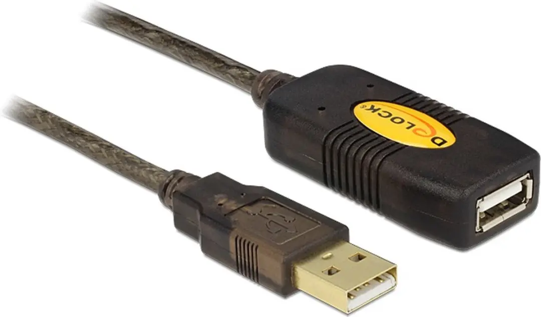 Delock USB 2.0 A Male naar A Female Kabel