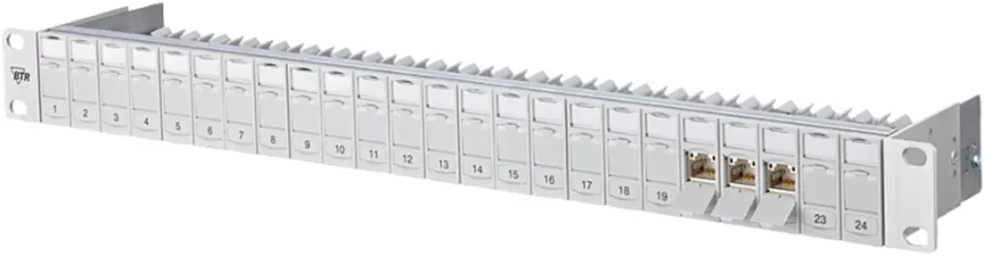 Metz Connect 130B11P0-E 24 poorten Netwerkpatchpaneel 483 mm (19) CAT 6A 1 HE In