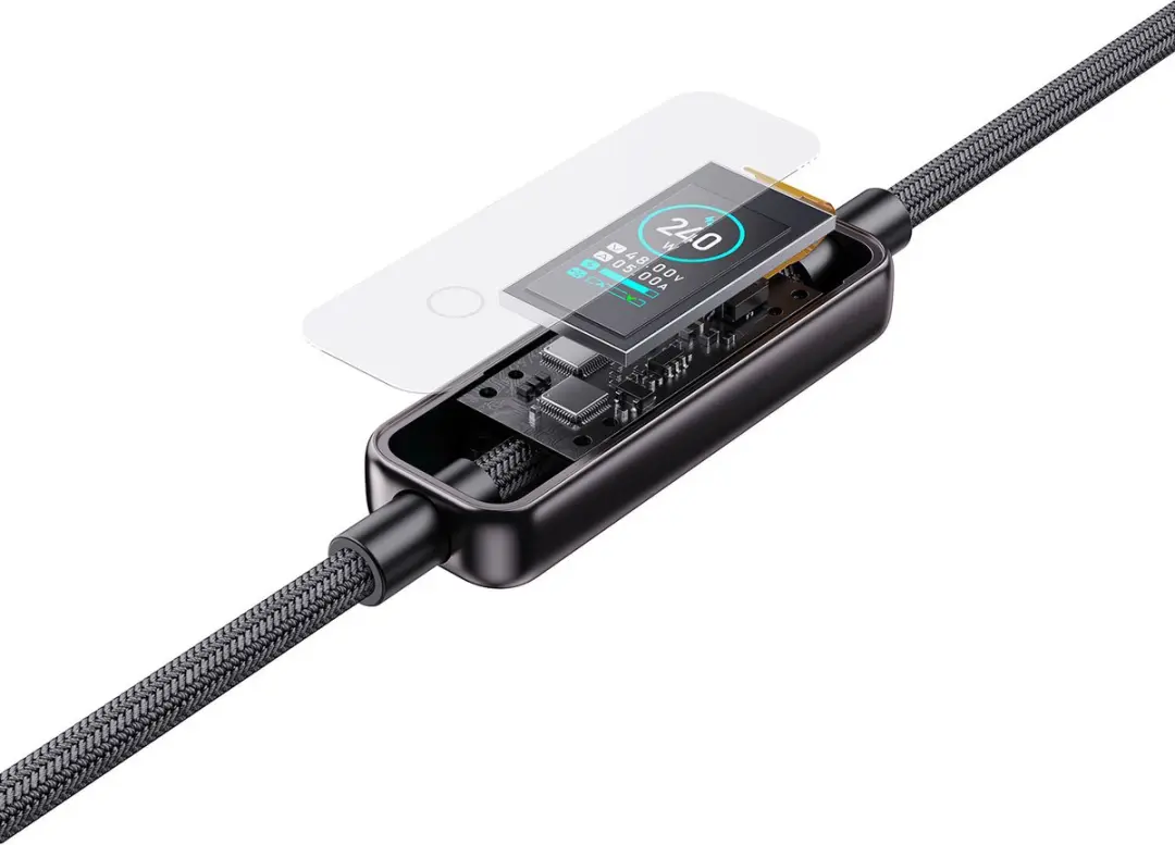 4Smarts 543240 USB-C Kabel 2.0 - 1,2m - 240W - Zwart - afbeelding 5 van 6