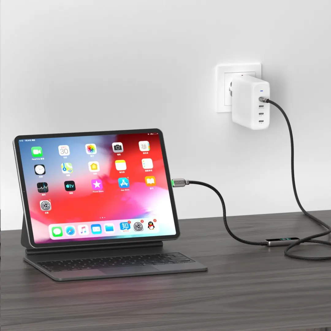 4Smarts 543240 USB-C Kabel 2.0 - 1,2m - 240W - Zwart - afbeelding 3 van 6
