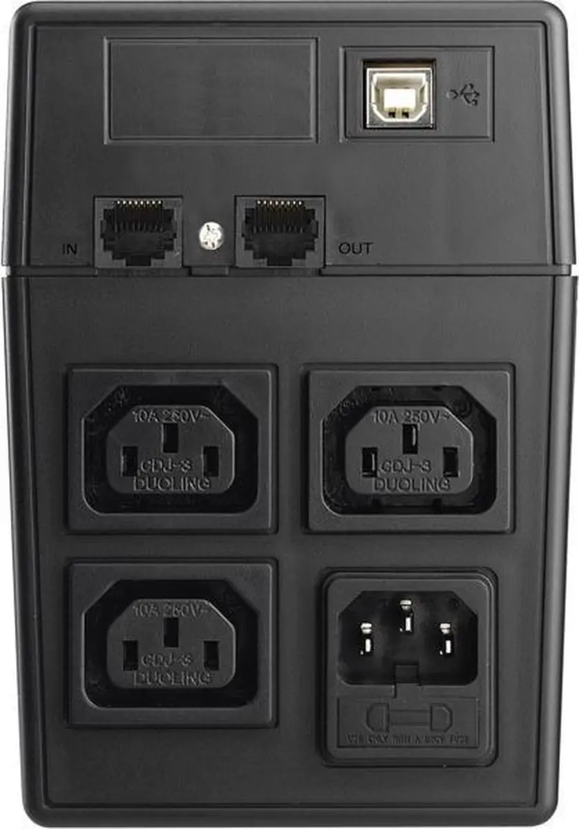 PowerWalker VI 800 SW USV 480W - Zwart - afbeelding 2 van 2