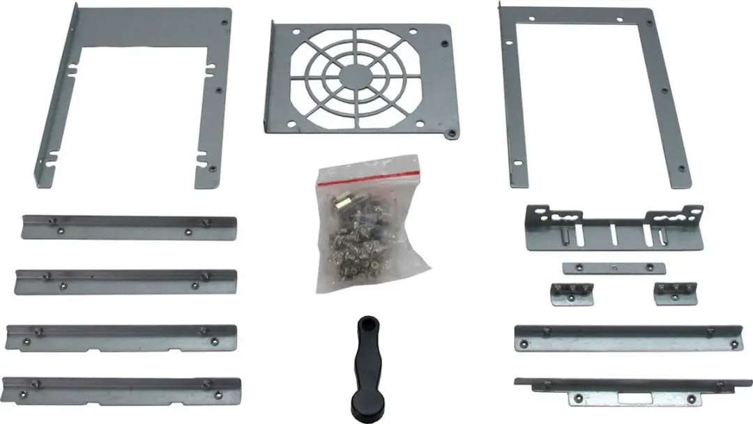 Intertech 4U-4416L Rek - 24x 2.5" + 2x 3.5" - Zwart/Zilver