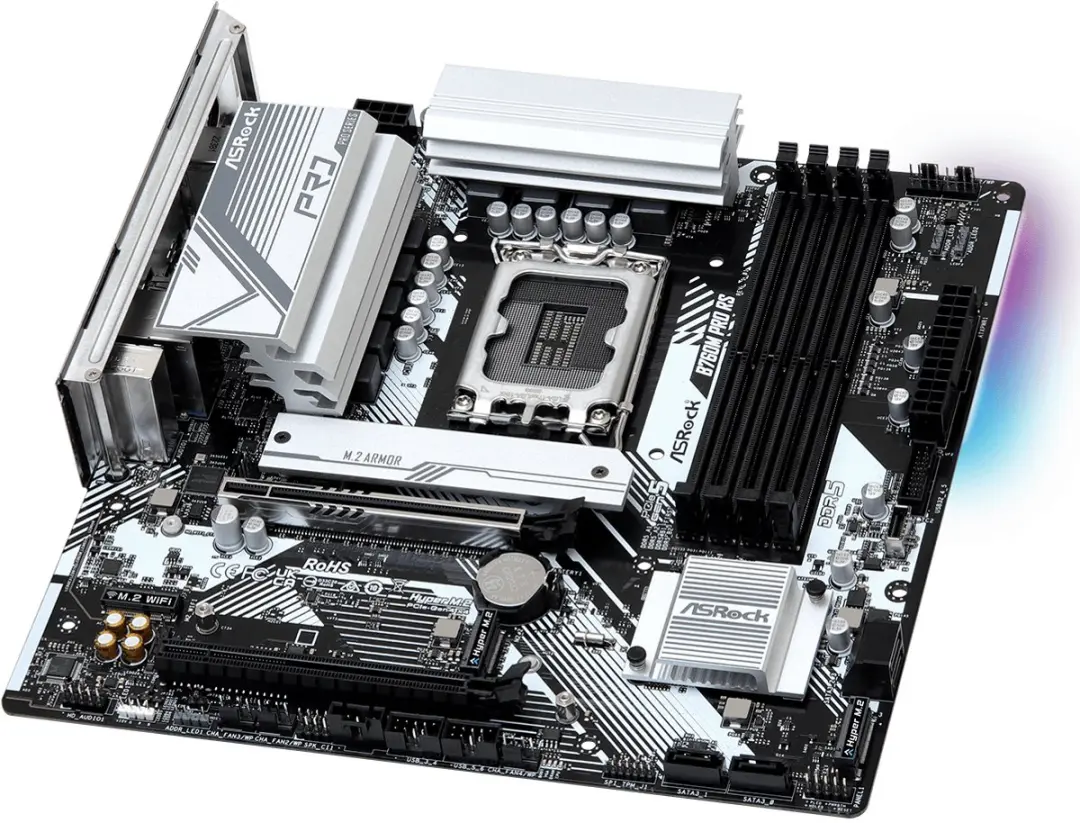 ASRock B760M PRO RS Moederbord - Micro ATX - Intel