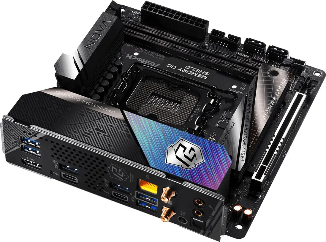 ASRock Phantom Gaming Z890I Nova WiFi Z890 ITX - 90-MXBPN0-A0UAYZ