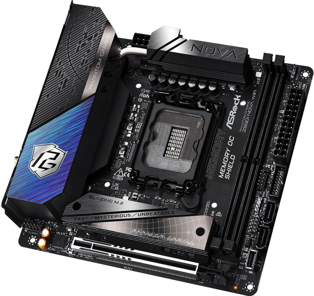 ASRock Phantom Gaming Z890I Nova WiFi Z890 ITX - 90-MXBPN0-A0UAYZ