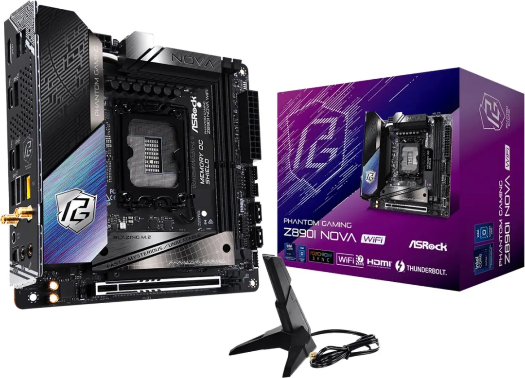 ASRock Phantom Gaming Z890I Nova WiFi Z890 ITX