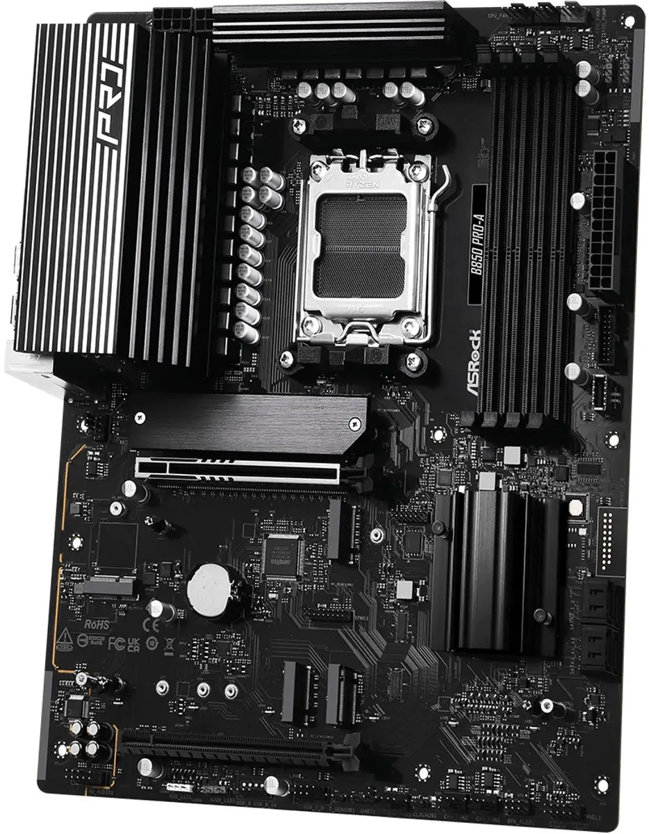 ASRock B850 Pro-A Moederbord - ATX - AMD B850 - AM5 - afbeelding 4 van 6