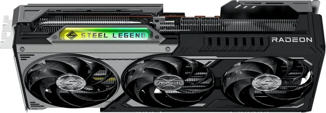 ASRock Radeon RX 9070 XT Steel Legend 16GB GDDR6 - Meerkleurig