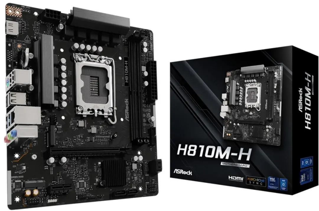 ASRock H810M-H Micro-ATX Moederbord