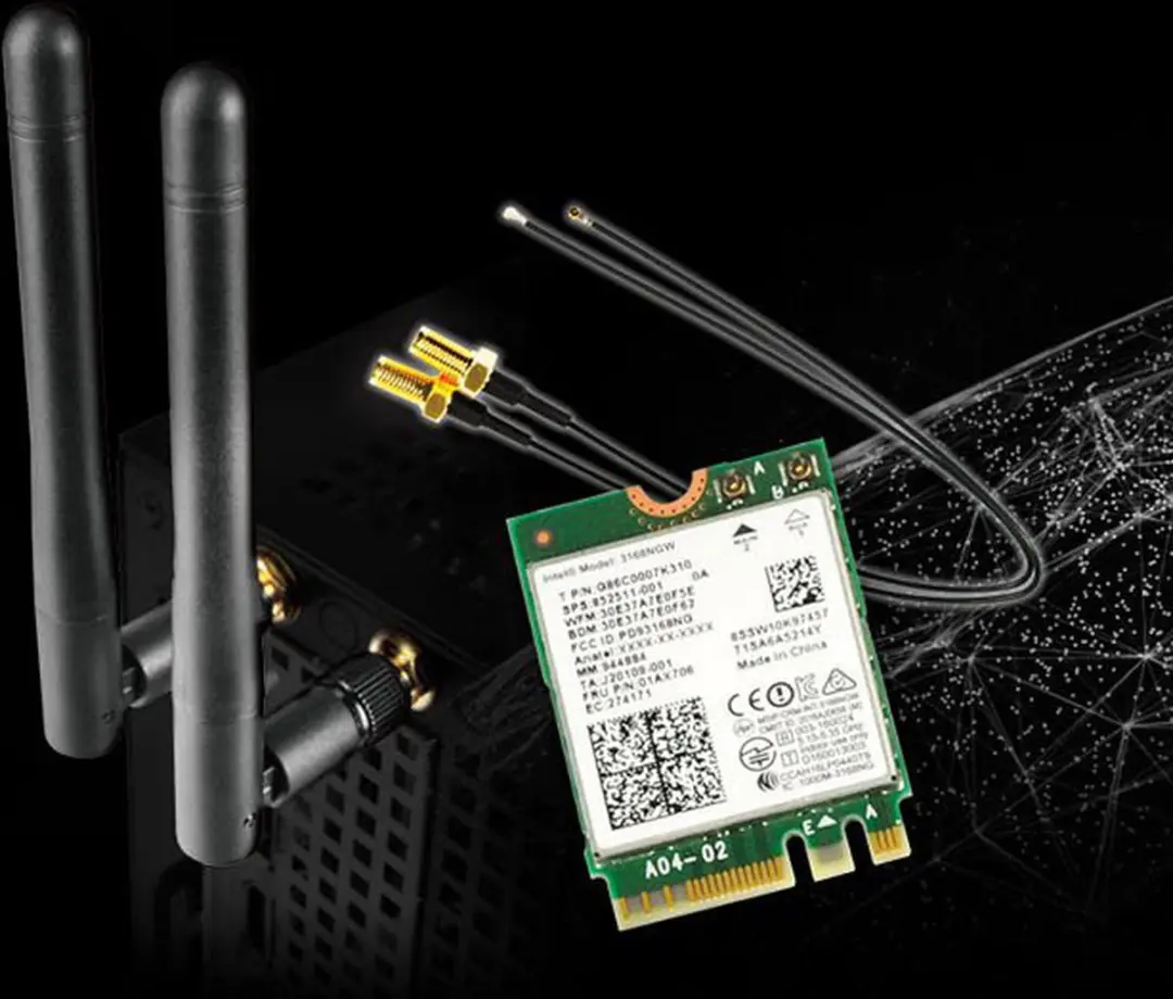 ASRock DeskMini WiFi Kit 90-BXG2T0-A0XCR7Z