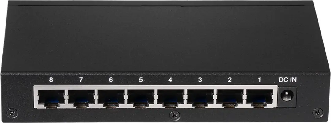 Edimax GS-1008E V2 Gigabit Switch 8 Poorten - Zwart - afbeelding 3 van 5