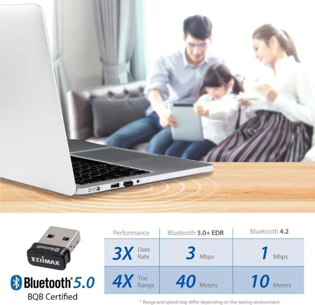 Edimax BT-8500 Bluetooth 5.0 USB-adapter - afbeelding 5 van 6