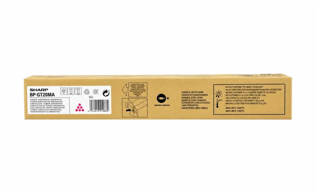 Sharp BP-GT20MA Magenta Toner - 10.000 pagina's