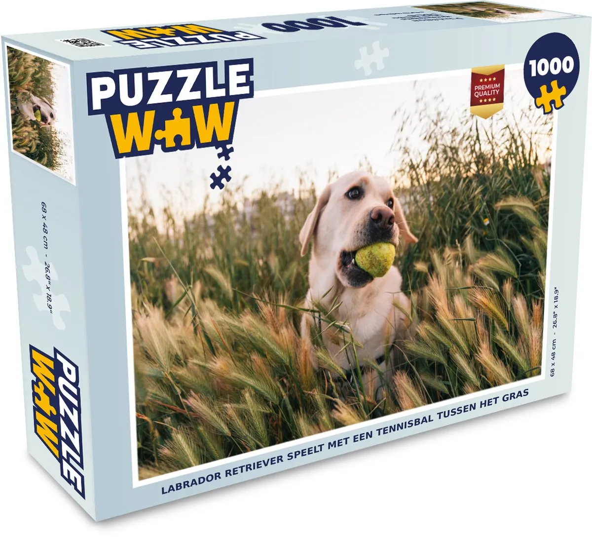 PuzzleWow Labrador Retriever Puzzel 1000 Stuks