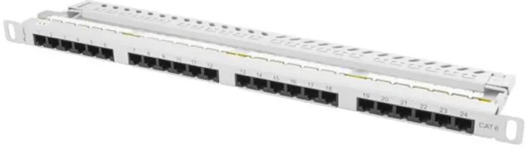 Lanberg PPU6-0024-S Patch Panel 24 Poort - Cat.6 - Grijs - afbeelding 4 van 6