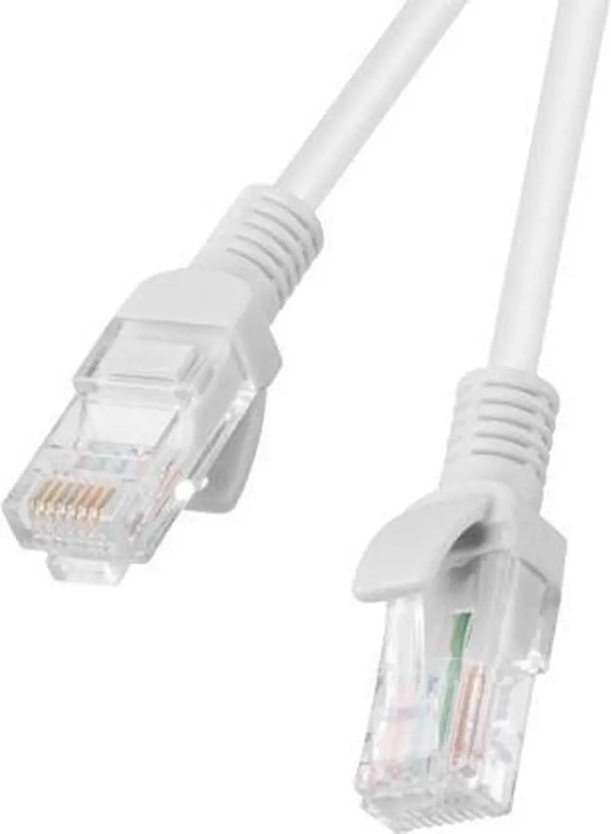 Lanberg Patchcord Kabel Utp Cat.5E 0,25M Voor Computer Router Grijs