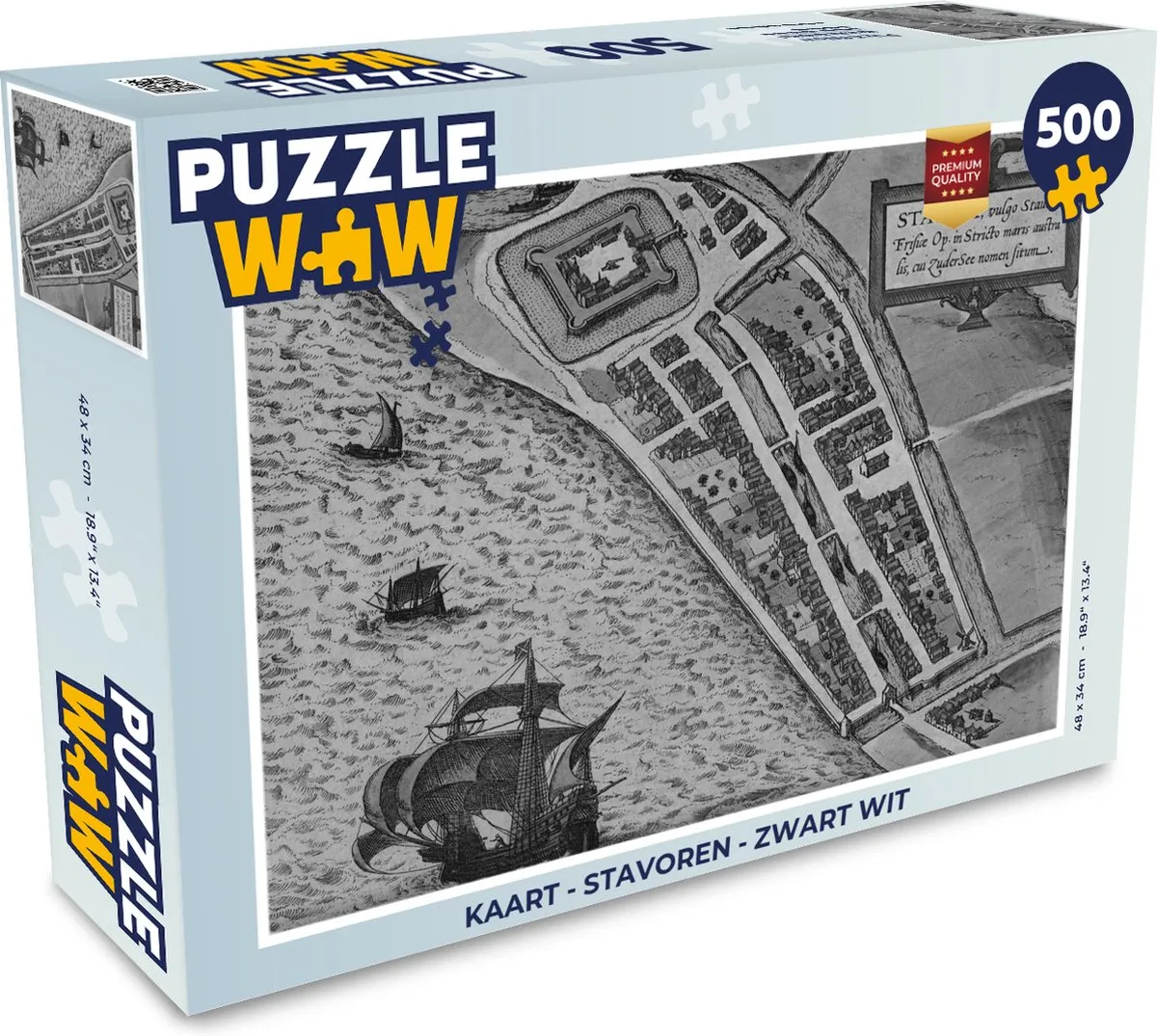 PuzzleWow Stavoren Legpuzzel 500 Stuks
