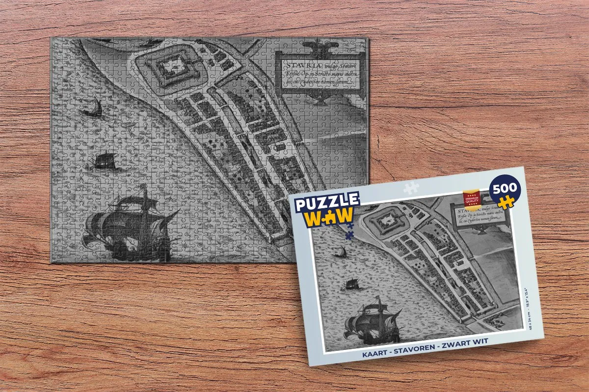 PuzzleWow Stavoren Legpuzzel 500 Stuks - 6017001183155