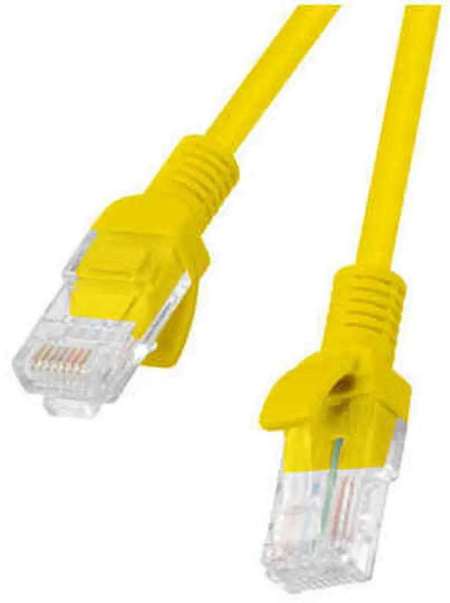 Lanberg Netwerkkabel Patchcord UTP Cat5E PCU5-10CC-0050-Y - 0,5m Geel - afbeelding 3 van 4