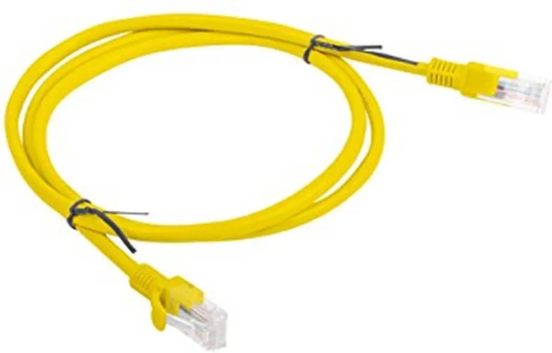 Lanberg Patchcord UTP-Kabel Cat.5E 1M - Geel - afbeelding 6 van 6