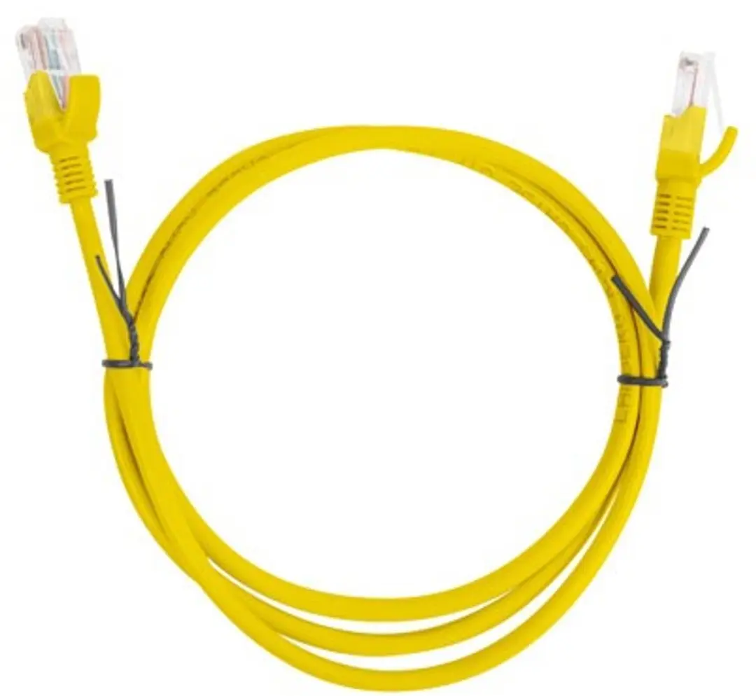 Lanberg Patchcord UTP-Kabel Cat.5E 1M - Geel - afbeelding 3 van 6