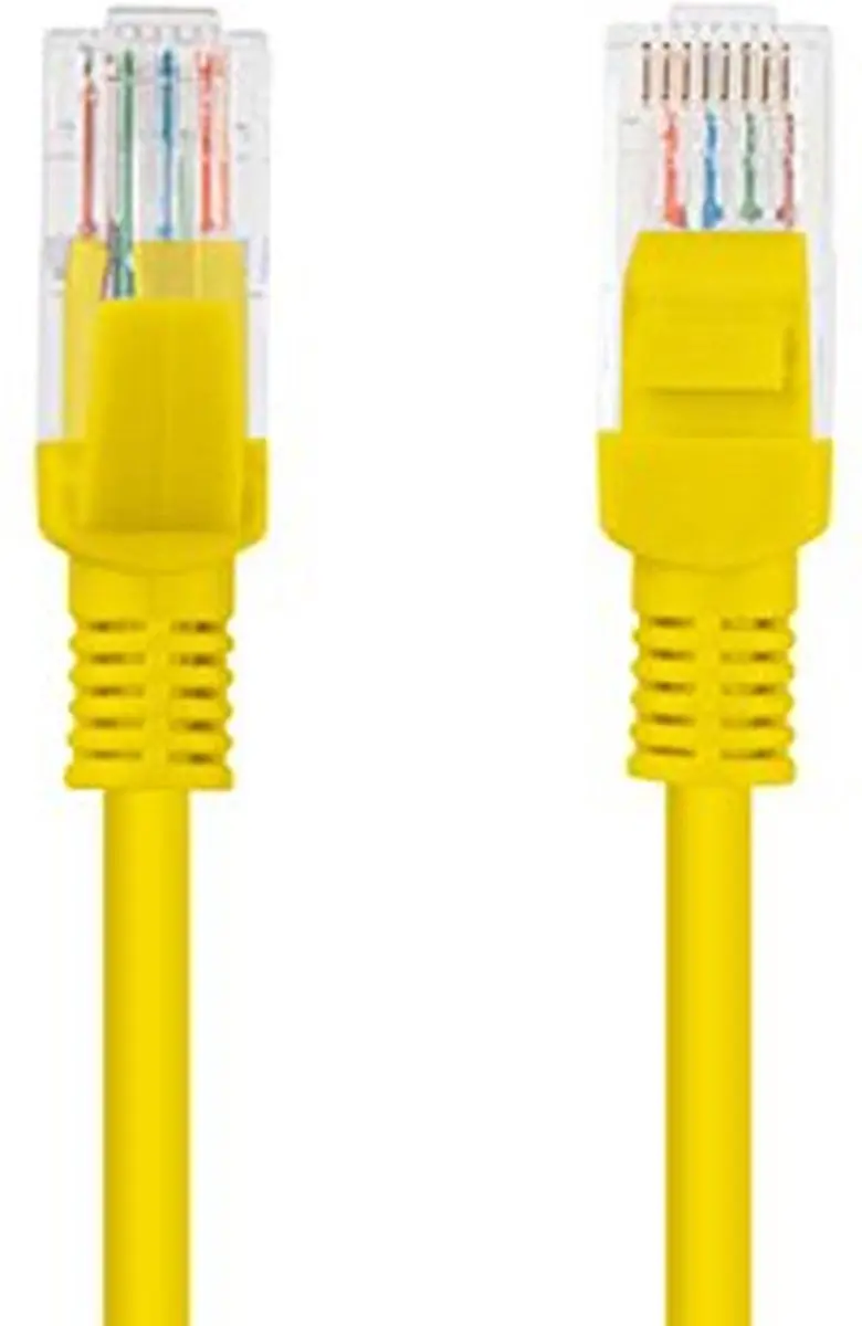 Lanberg Patchcord UTP-Kabel Cat.5E 1M - Geel - afbeelding 5 van 6