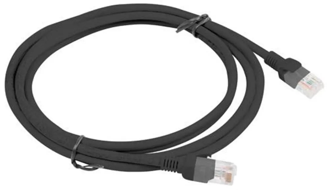 Lanberg Patchcord UTP Cat5E 2M - Zwart - afbeelding 3 van 5