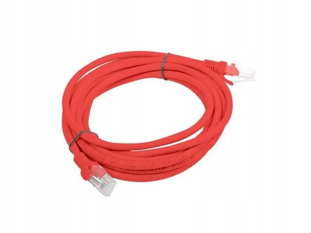 Lanberg Patchcord UTP Cat 5E 3m - Rood - afbeelding 2 van 4