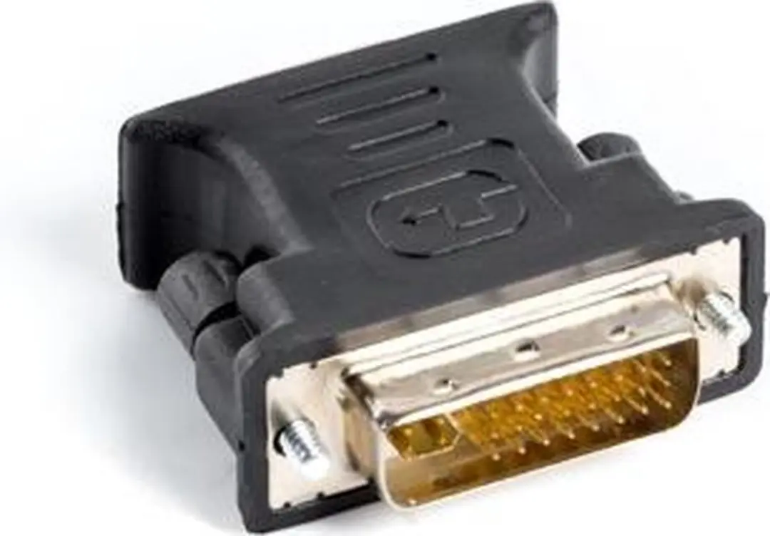 Lanberg DVI-I naar VGA Adapter 24+5 pin - Zwart - afbeelding 3 van 4