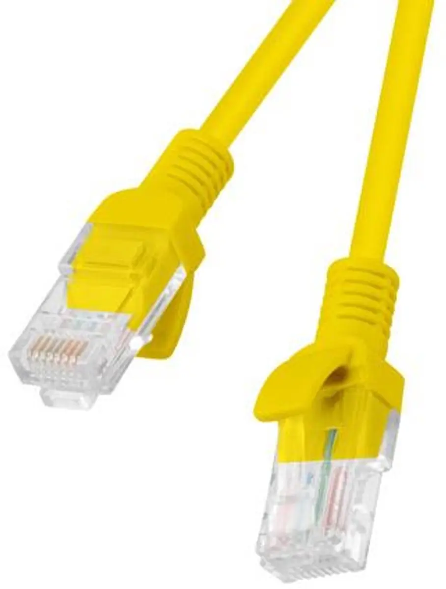 Lanberg Patchcord UTP Cat 6 1M - Gele Ethernetkabel - afbeelding 3 van 3