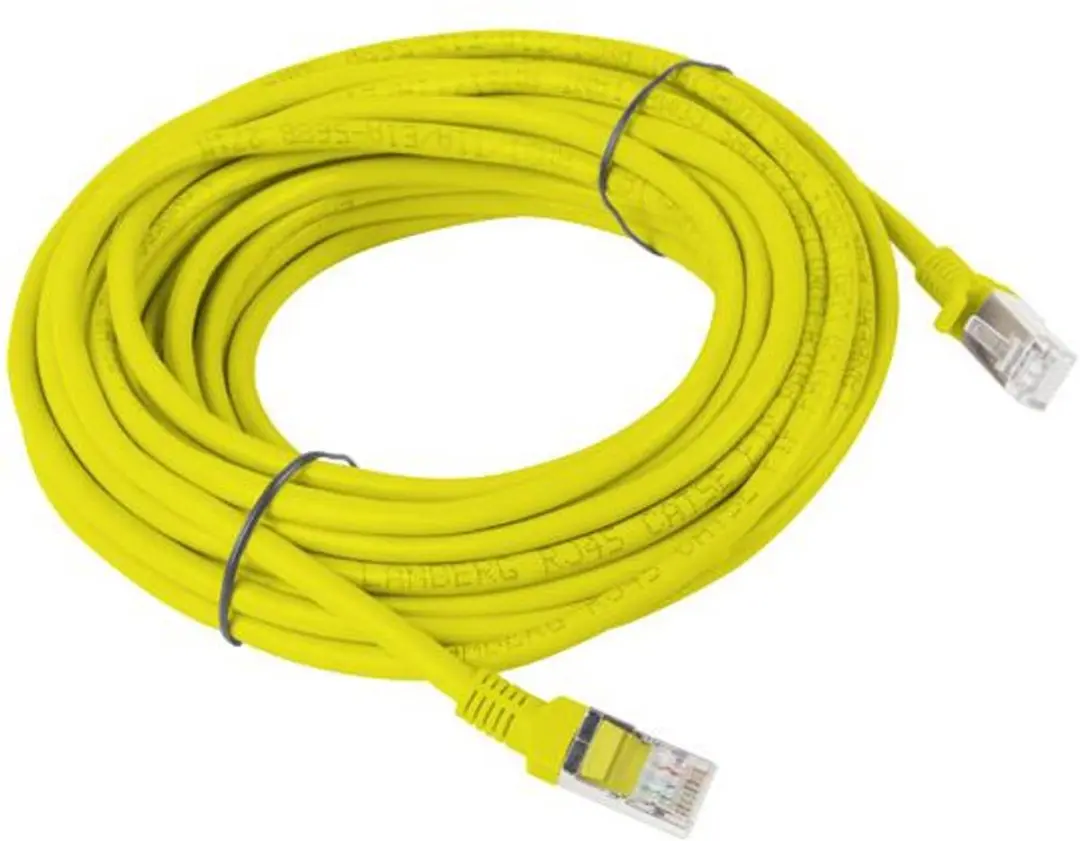 Lanberg Patchcord UTP Cat.6 10M - Geel - afbeelding 4 van 4
