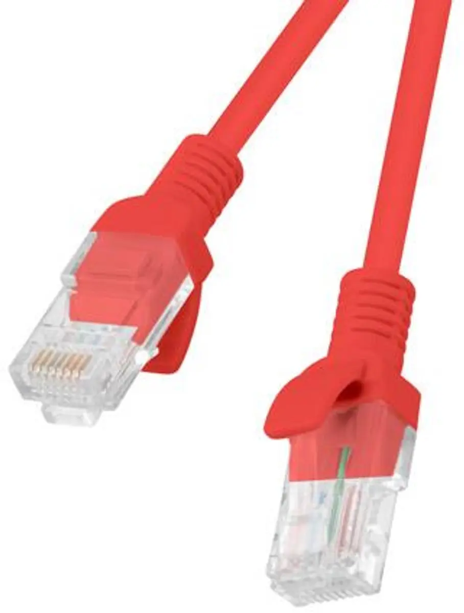Lanberg Patchcord Utp 5M Cat 6 Voor Computer Pvc Rood, Duurzaam