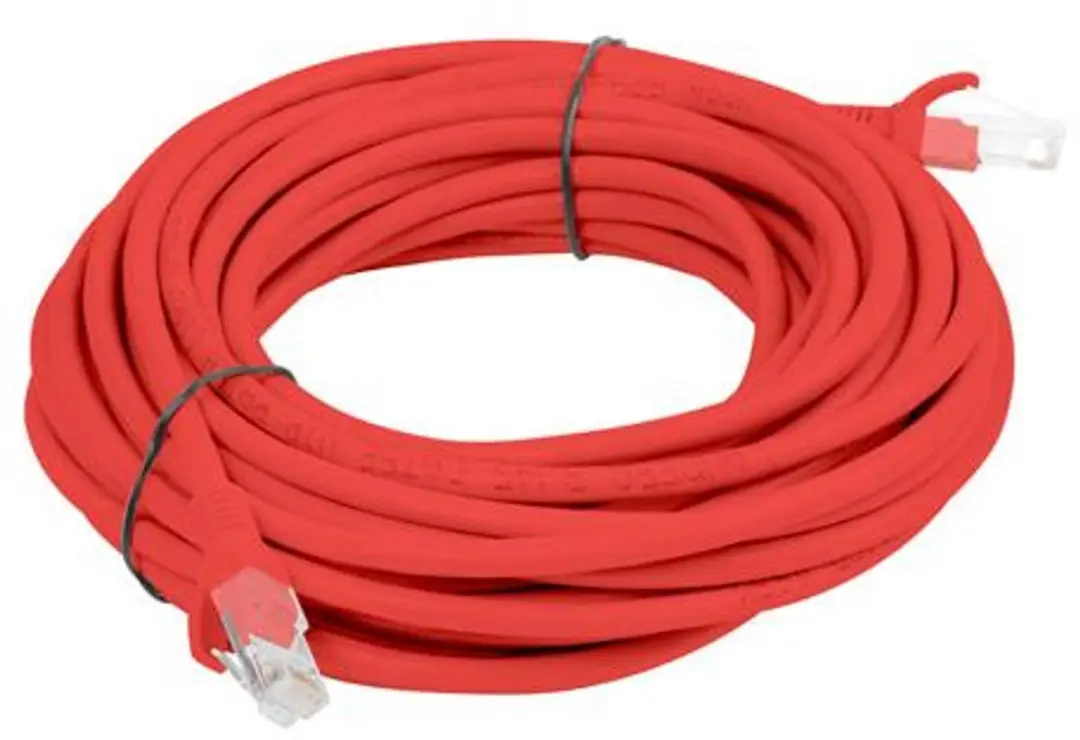 Lanberg Patchcord UTP Cat.6 10M - RJ45 - Rood - afbeelding 3 van 3
