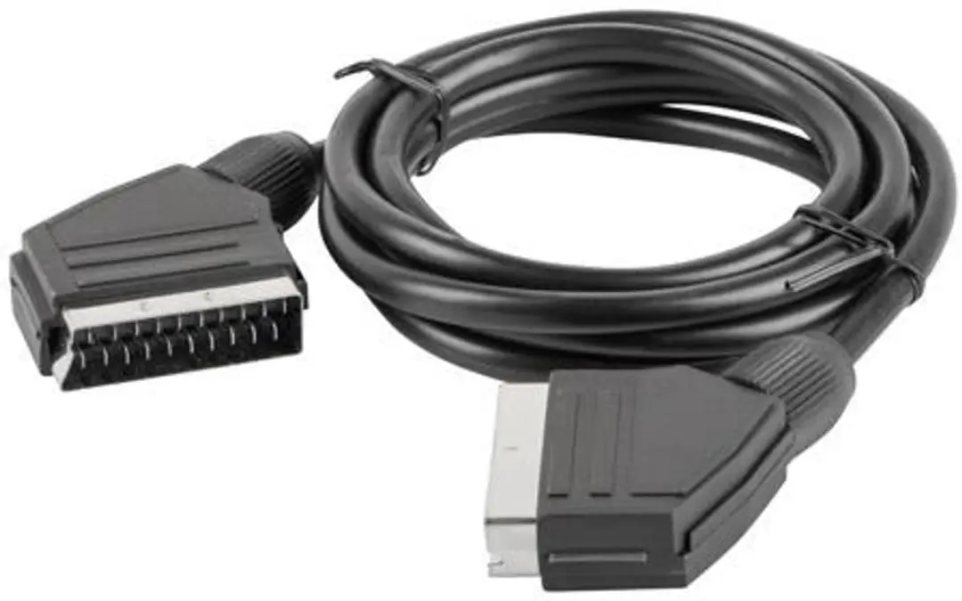 Lanberg Scart-kabel 1,8M M/M - Zwart