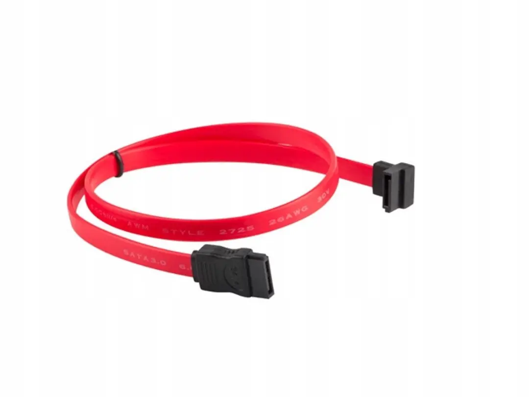 Lanberg Sata-Datakabeltape Voor Hdd, Ssd, Dvd-Drive, Moederbord, 0,5 M, Gehoekt