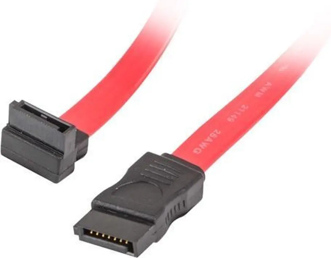 Lanberg SATA-Datakabeltape 0,5m - Rood