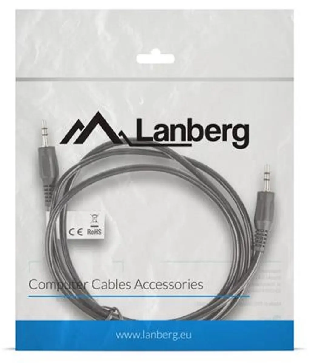 Lanberg Audio Kabel Stereo Minijack 1,2m - Transparent