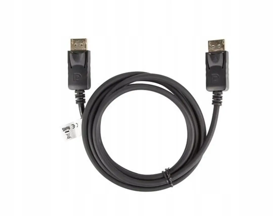 Lanberg DisplayPort Kabel 1,8M - 4K - Zwart - afbeelding 2 van 5