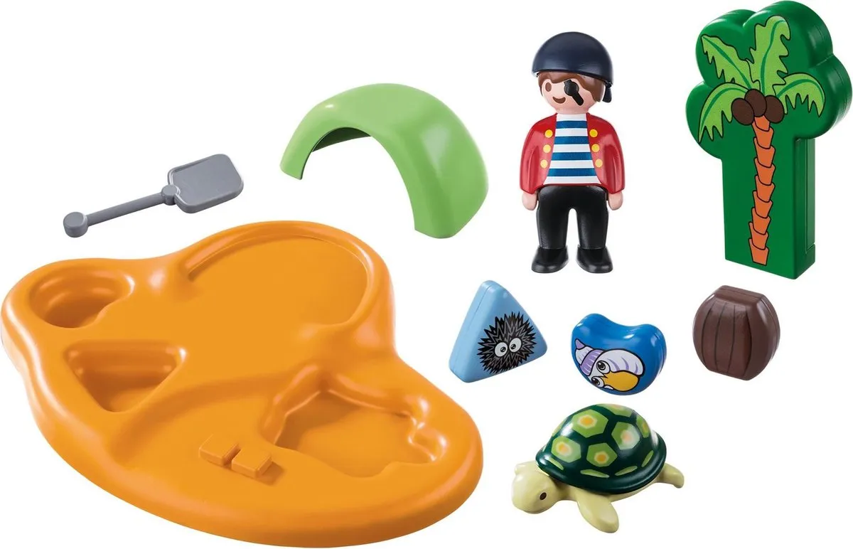 Playmobil 1.2.3 Pirateneiland 9119 - afbeelding 6 van 6