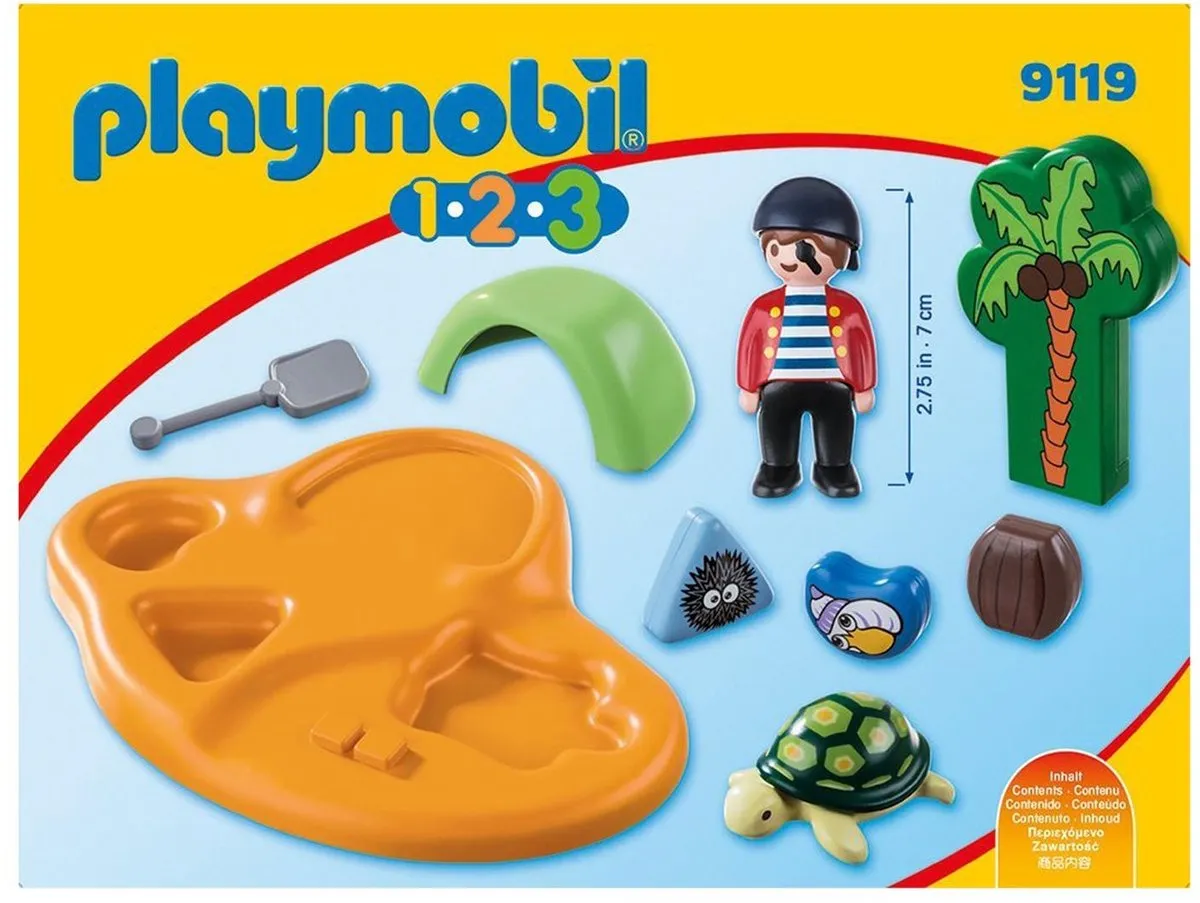 Playmobil 1.2.3 Pirateneiland 9119