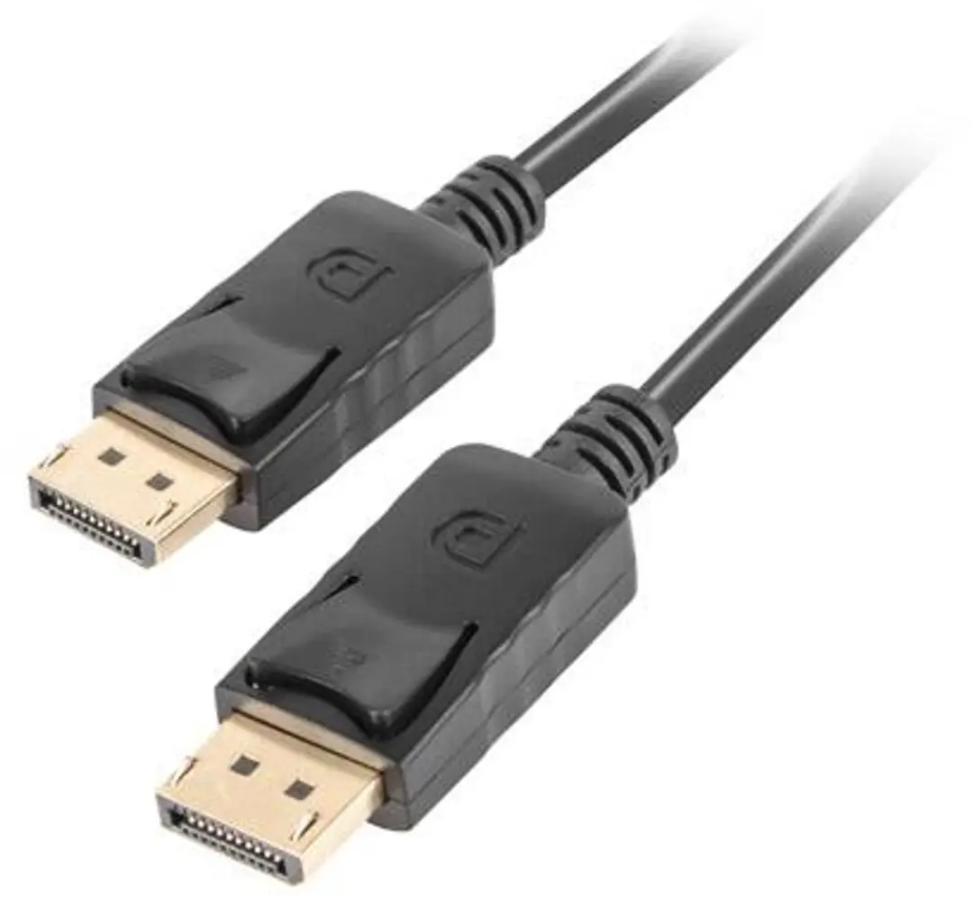 Lanberg Displayport Kabel M M Voor Computermonitor 4K 3M Versie 1 2 Zwart