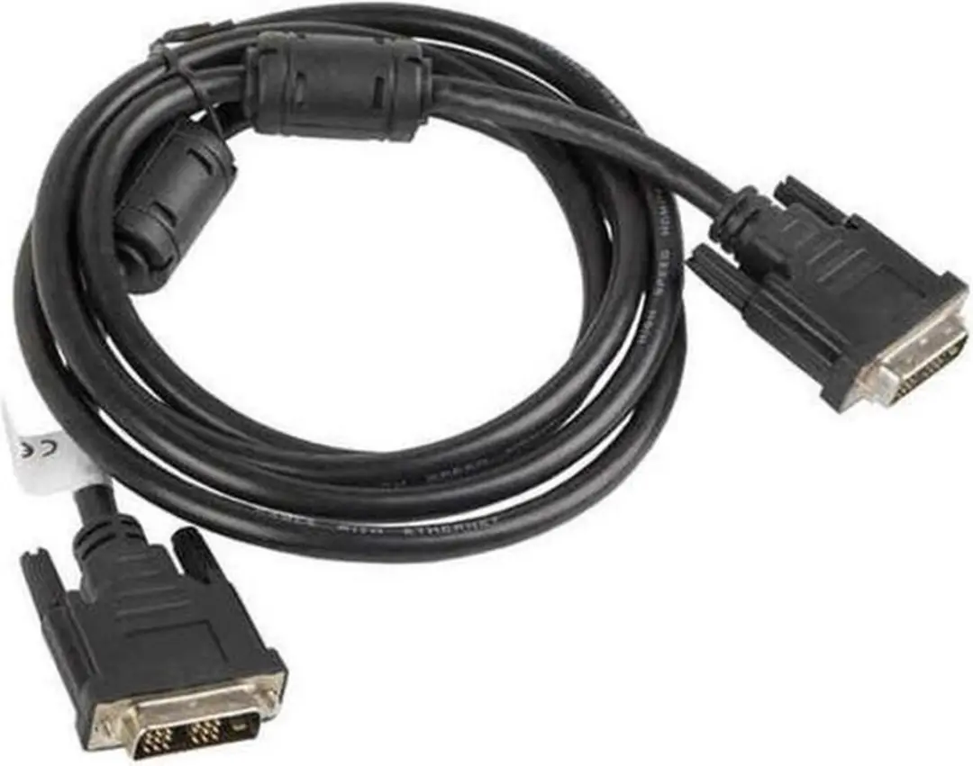 Lanberg Dvi-Kabel Dvi-D 18+1 M/M Voor Pc Laptopmonitor 1 8M