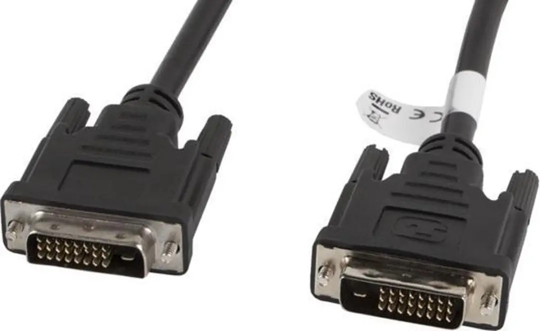 Lanberg Dvi-D Kabel M/M 1,8M Voor Computermonitor Hoogwaardige Connector
