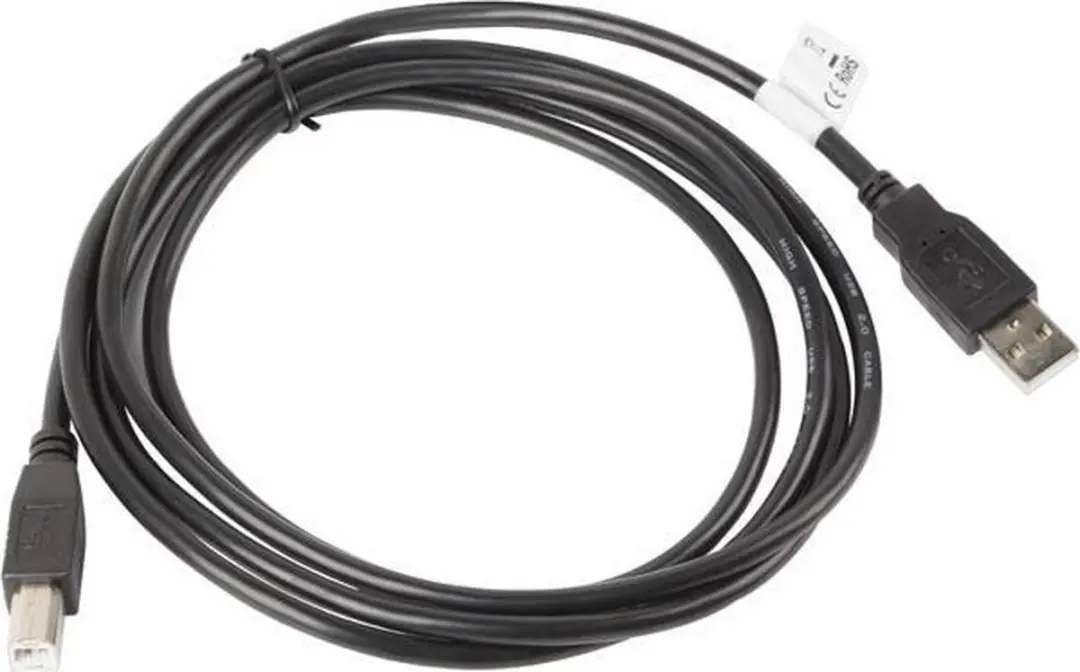 Lanberg USB A naar USB B Printerkabel 1,8m - Zwart - afbeelding 4 van 6
