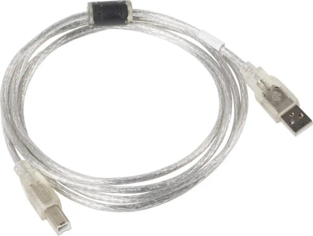 Lanberg USB 2.0 Kabel 1,8m - Transparant - afbeelding 3 van 3