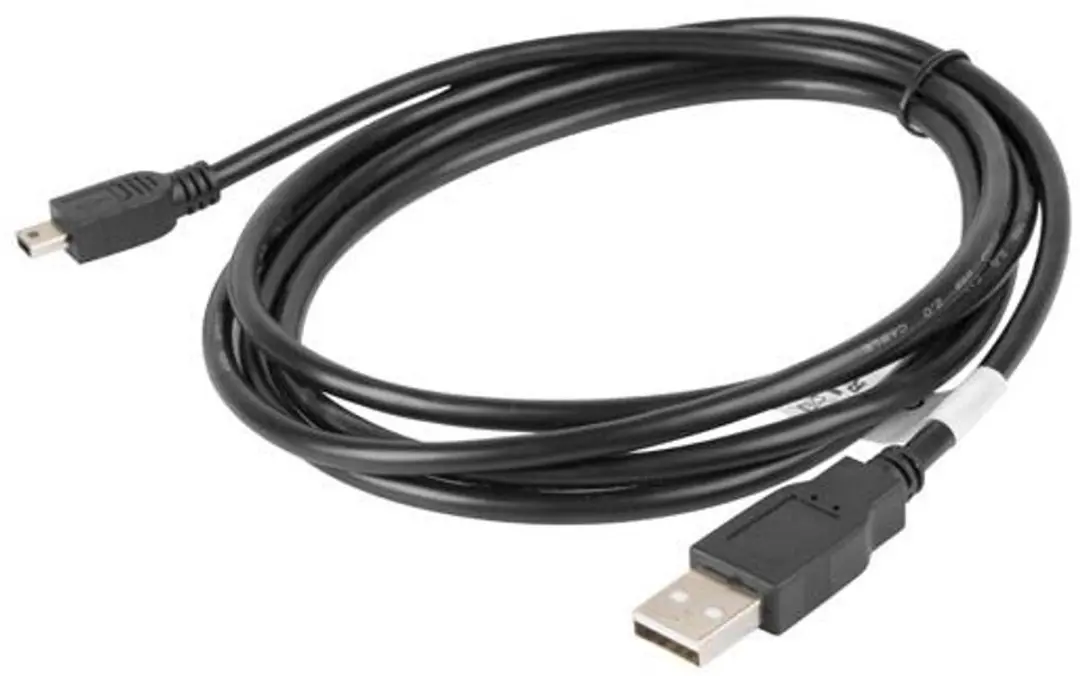 Lanberg Mini USB-Kabel Canon EOS 400D/450D/500D - 1,8m - Transparant - afbeelding 3 van 3