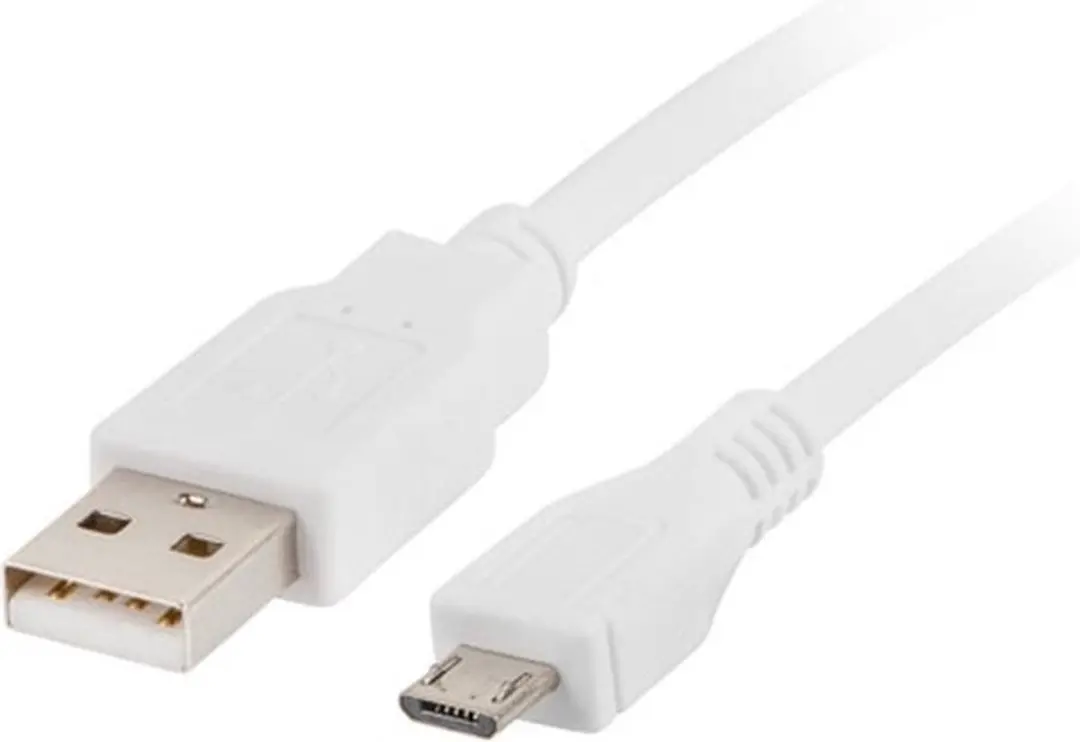 Lanberg Usb-Kabel 2.0 Micro Am Mbm5P Voor Smartphone, Lengte 1,8M
